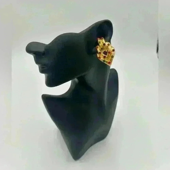 Never Worn Gold Earrings - Picture 2 of 2